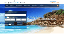Desktop Screenshot of carrentalseychellesairport.com